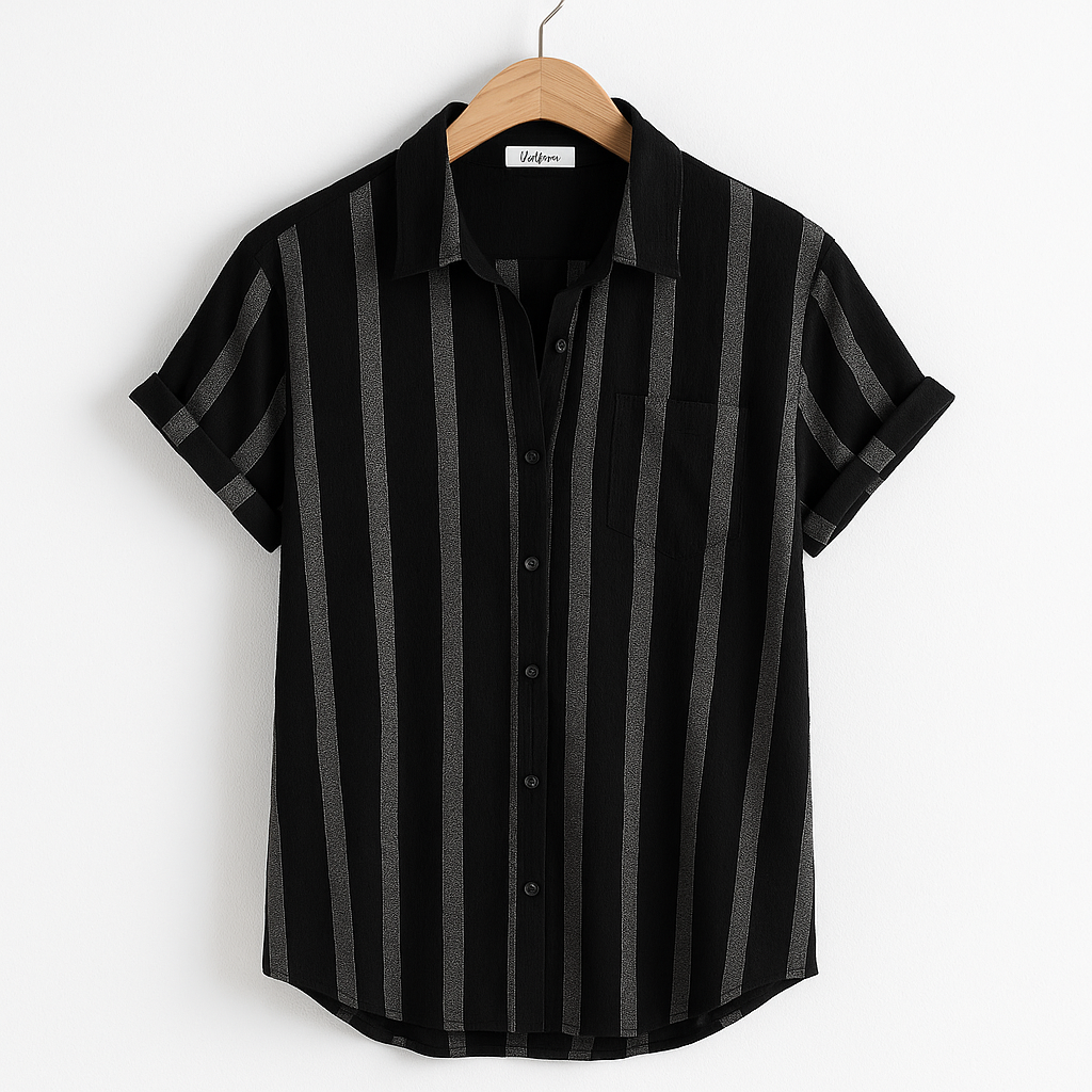 Striped Linen Shirt for Men | Valrin