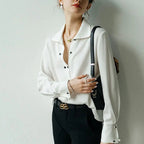 Asymmetrical Button Blouse for Women | Elentis