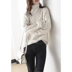 Cashmere Turtleneck Sweater Elegant For Women | Novarela