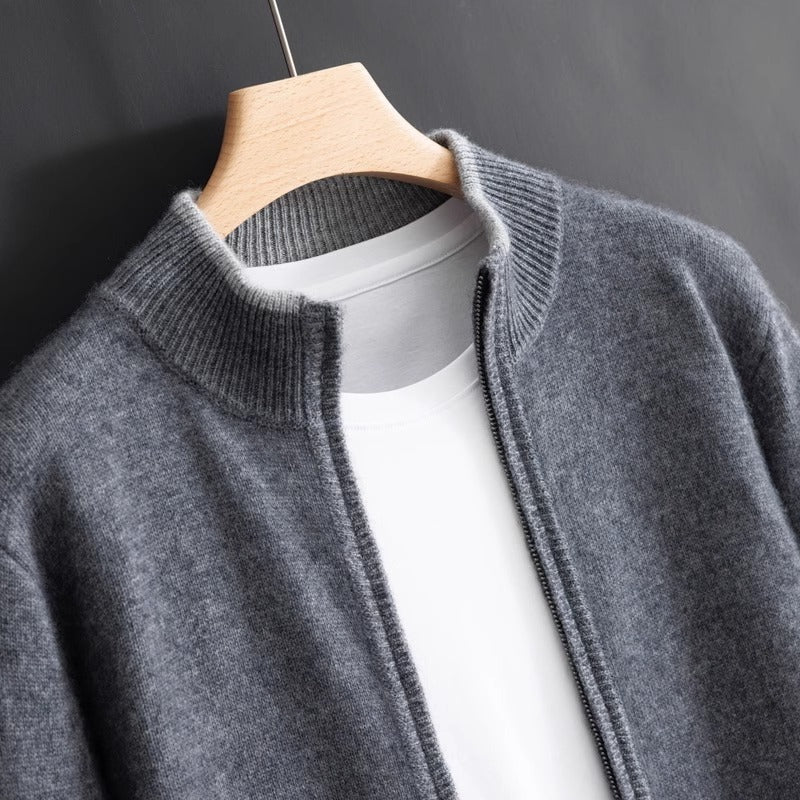 Close-Fit Zip Sweater for Men | Jeph