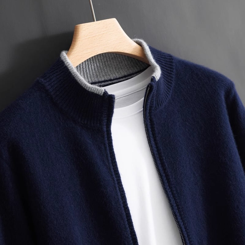 Close-Fit Zip Sweater for Men | Jeph