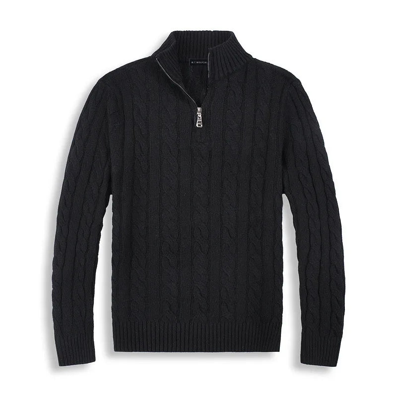 Cotton Half-Zip Sweater for Men | Stellar