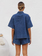 Denim Two-Piece Set for Women | Velora