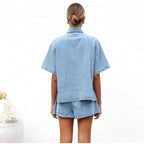 Denim Two-Piece Set for Women | Velora