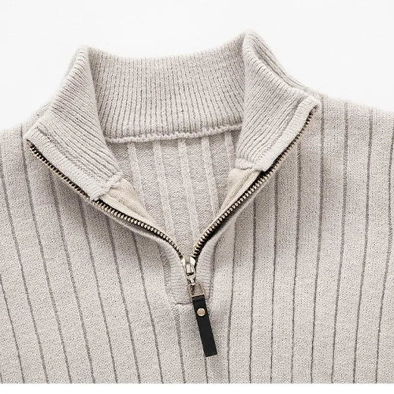 Half-Zip Cotton Sweater for Men | Lorum
