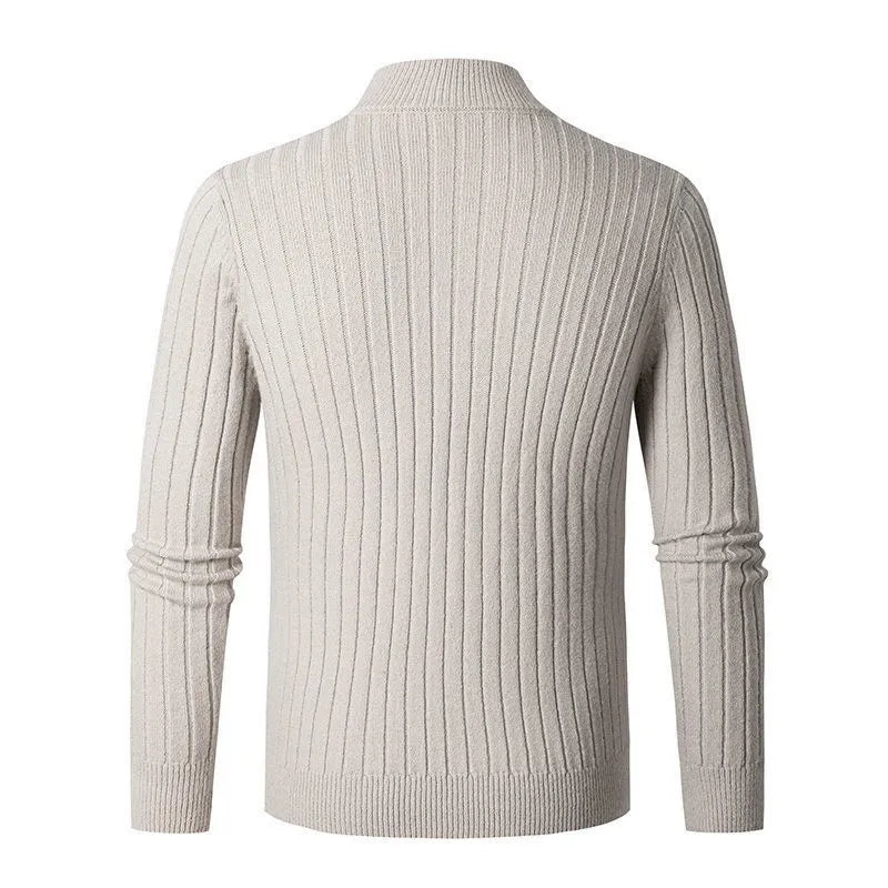 Half-Zip Cotton Sweater for Men | Lorum