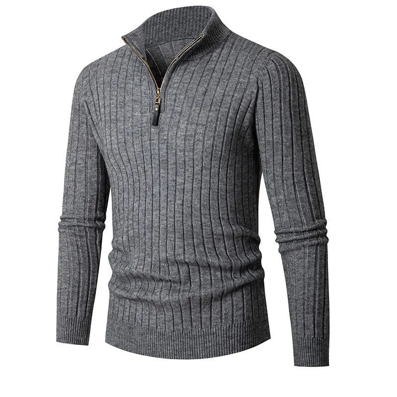 Half-Zip Cotton Sweater for Men | Lorum