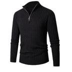 Half-Zip Cotton Sweater for Men | Lorum