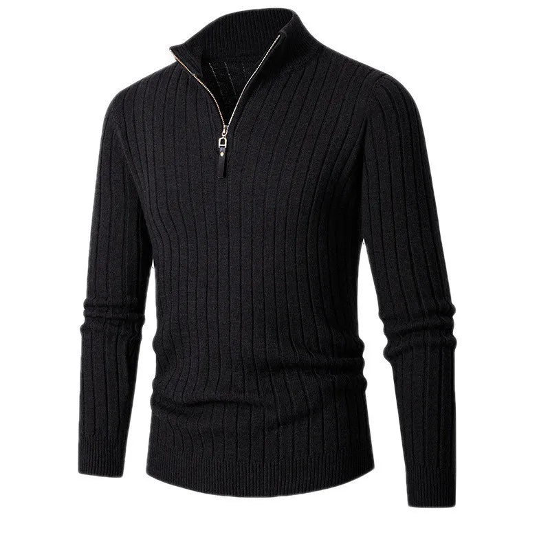 Half-Zip Cotton Sweater for Men | Lorum