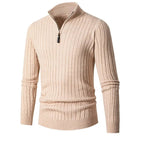 Half-Zip Cotton Sweater for Men | Lorum