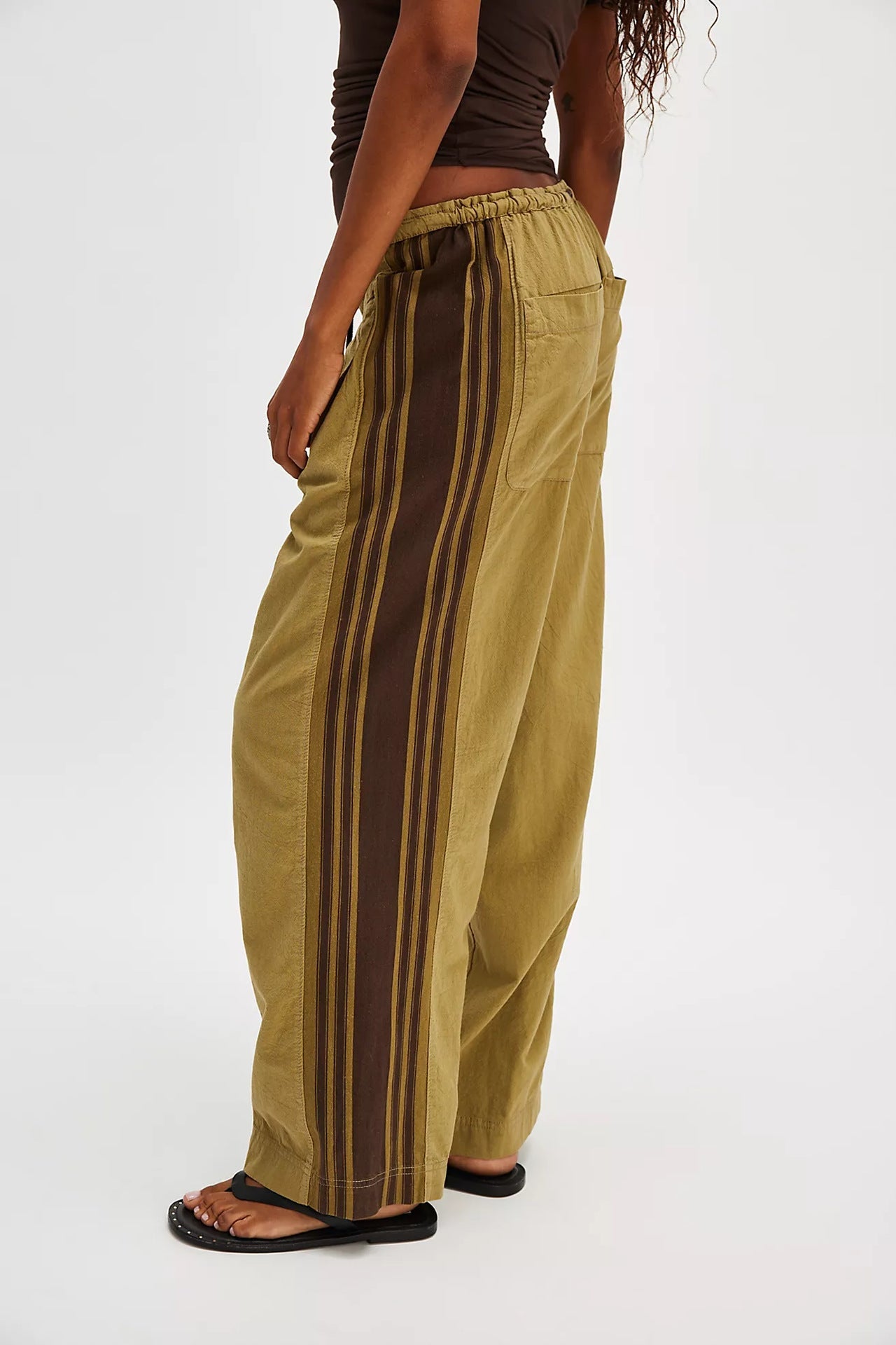 High-Waist Striped Jogger Pants for Women | Kyla