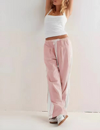 High-Waist Striped Jogger Pants for Women | Kyla