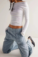 High-Waist Wide-Leg Denim Jeans for Women | Audrey