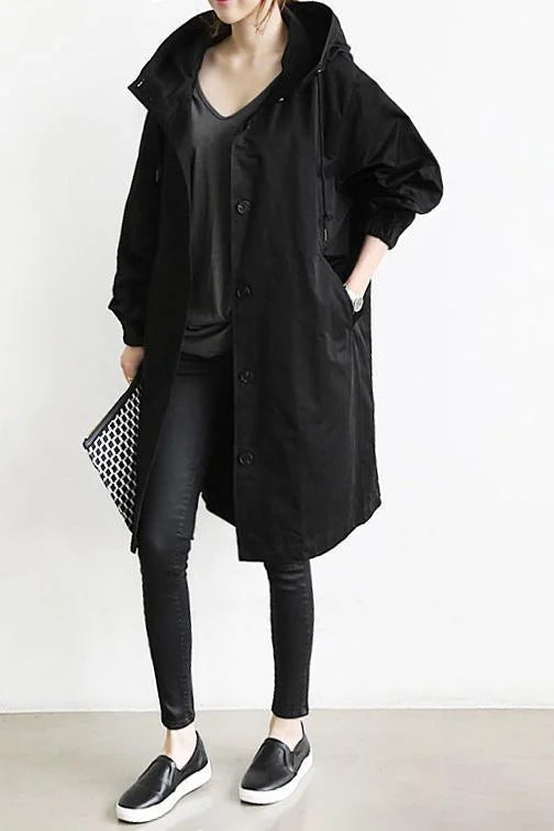 Hooded Trench Coat for Women | Anne
