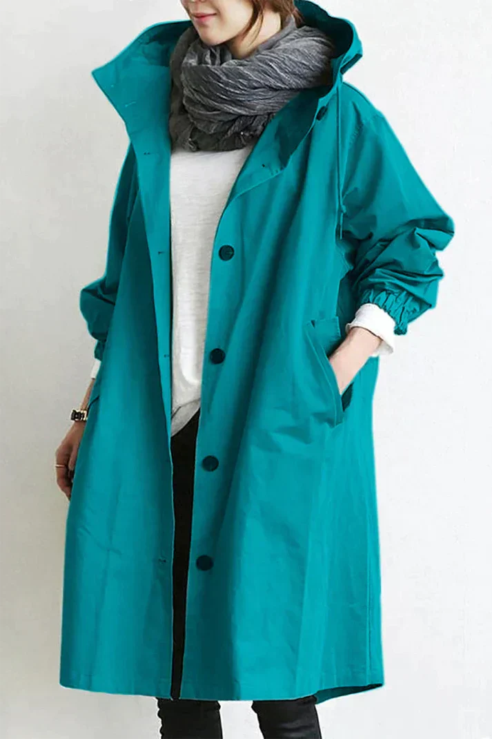 Hooded Trench Coat for Women | Anne