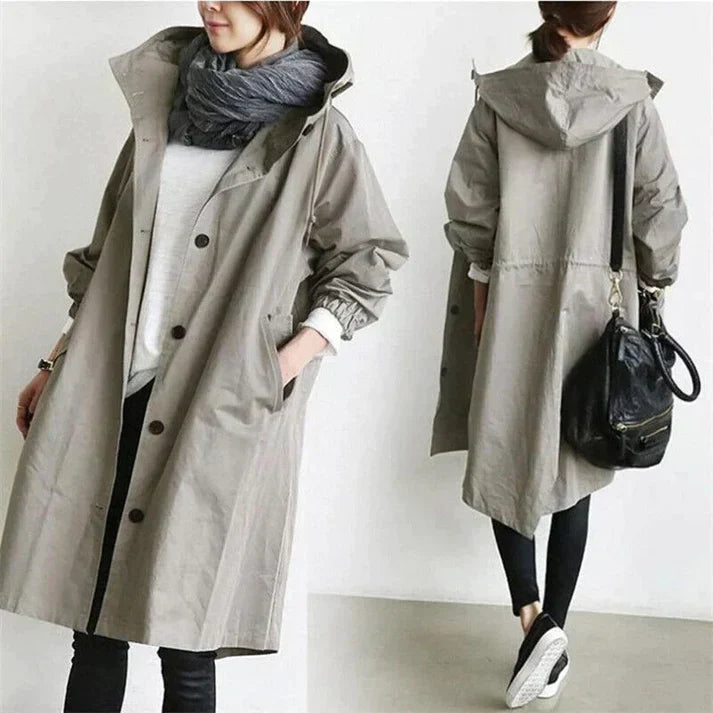 Hooded Trench Coat for Women | Anne