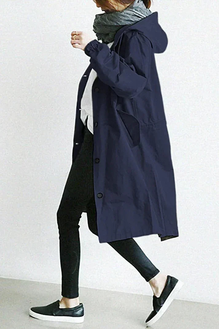 Hooded Trench Coat for Women | Anne