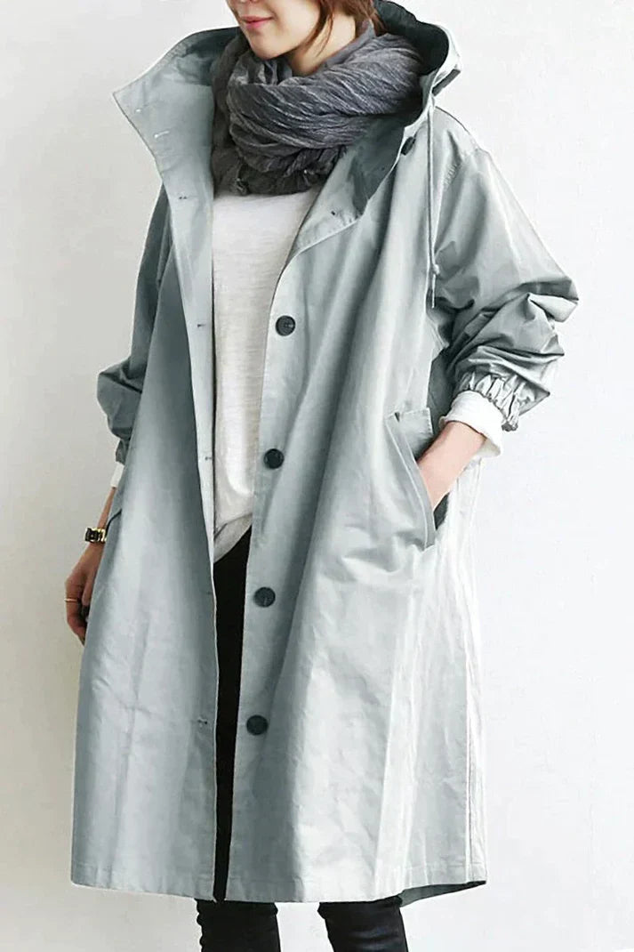 Hooded Trench Coat for Women | Anne