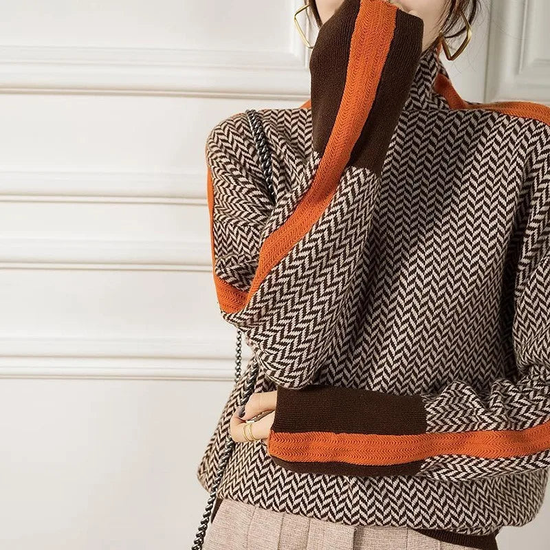 Knit Turtleneck Sweater for Women | Marenza