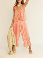 Lace Two-Piece Set with Tank Top for Women | Vina