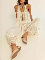 Lace Two-Piece Set with Tank Top for Women | Vina