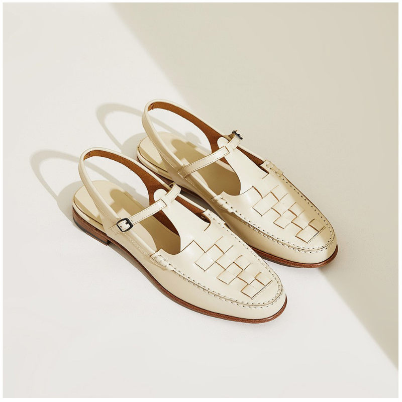 Leather Slingback Sandals for Women | Nyvara