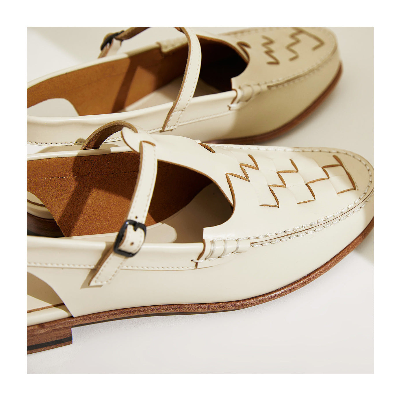Leather Slingback Sandals for Women | Nyvara