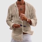 Linen Button-Up Shirt for Men | Lorenzo
