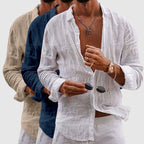 Linen Button-Up Shirt for Men | Lorenzo
