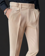 Pleated Trousers Lightweight Breathable For Men | Vellano