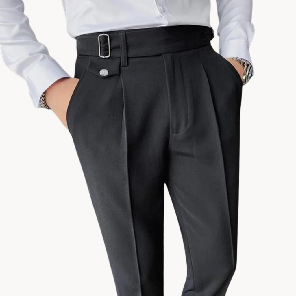 Pleated Trousers Lightweight Breathable For Men | Vellano