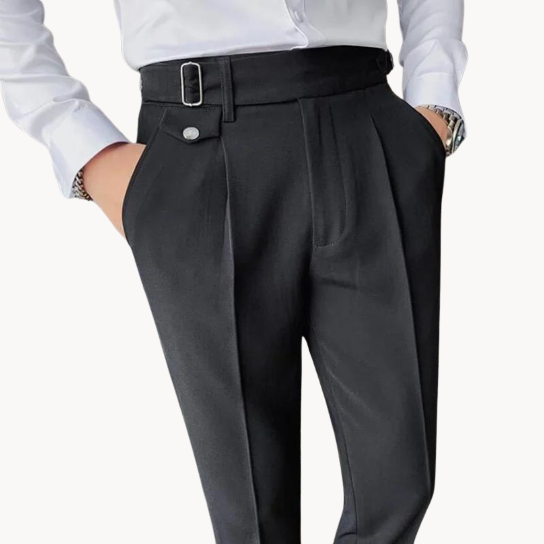 Pleated Trousers Lightweight Breathable For Men | Vellano