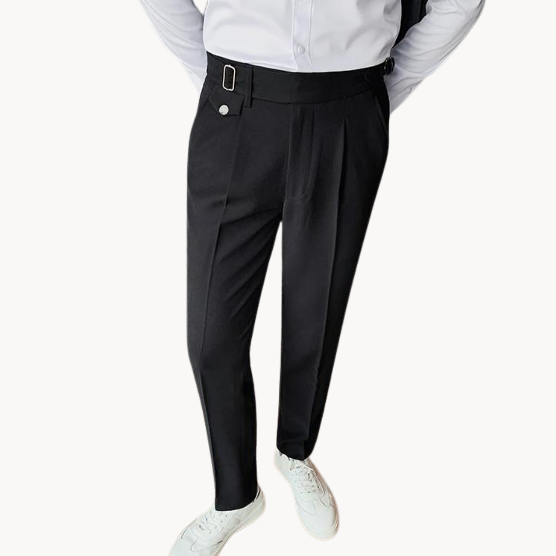 Pleated Trousers Lightweight Breathable For Men | Vellano