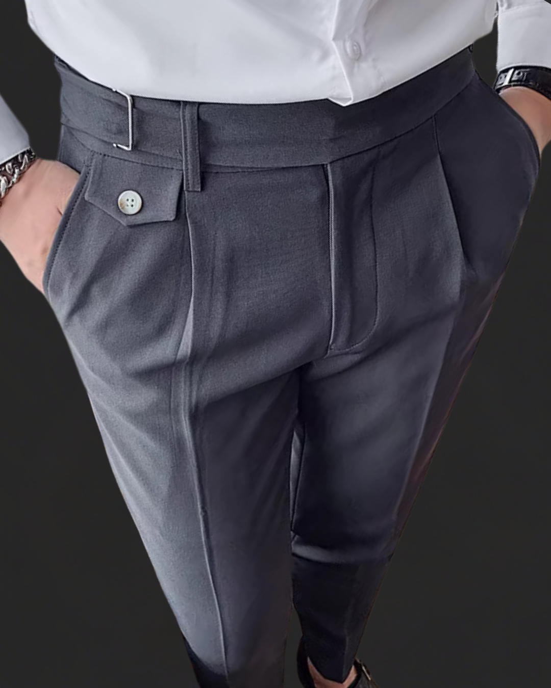 Pleated Trousers Lightweight Breathable For Men | Vellano