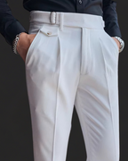 Pleated Trousers Lightweight Breathable For Men | Vellano