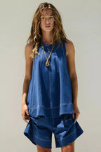 Relaxed Boxy Tank and Shorts Set for Women | Luciana