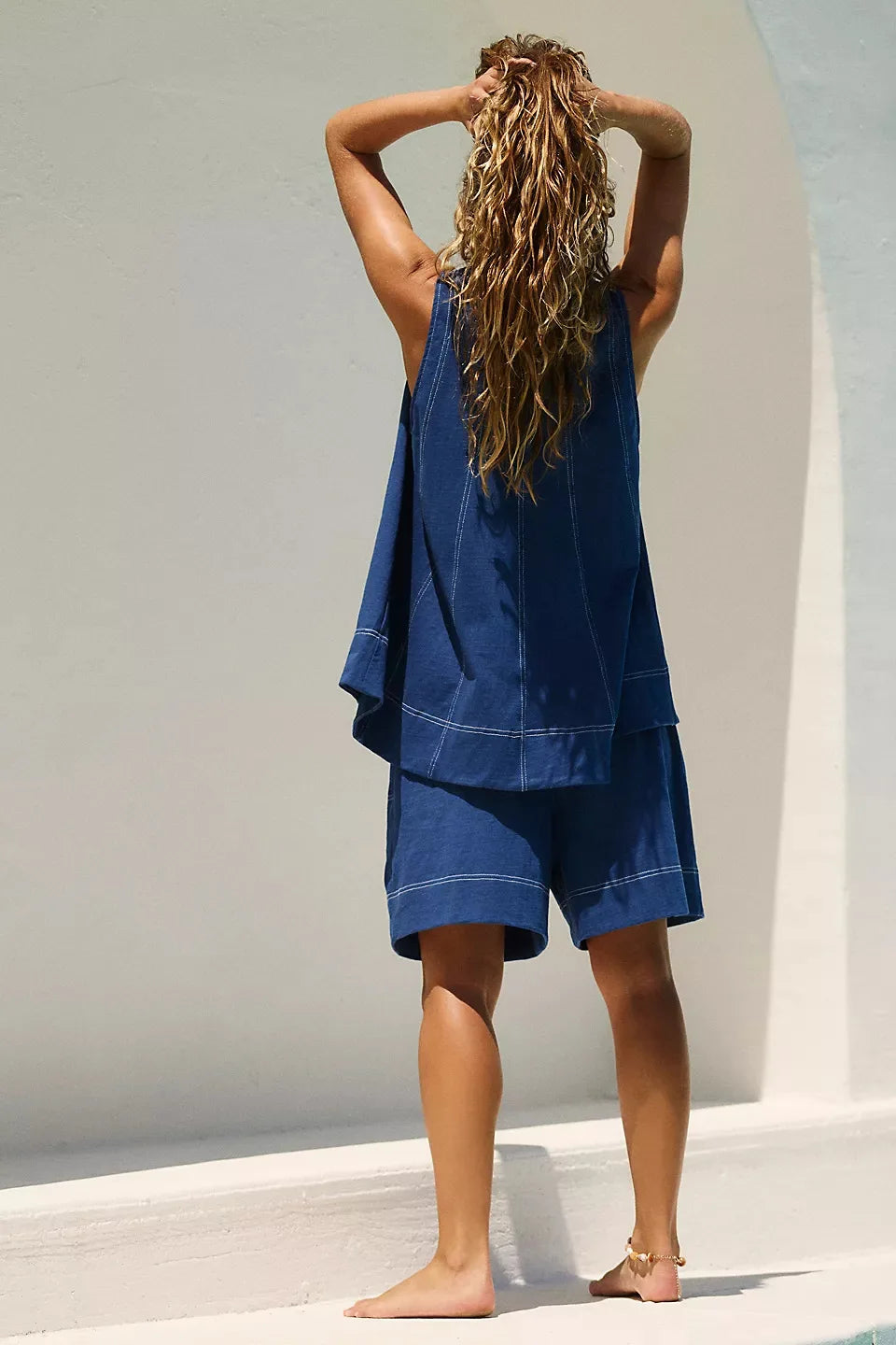 Relaxed Boxy Tank and Shorts Set for Women | Luciana