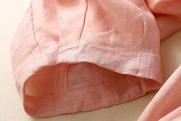 Relaxed Tapered Linen Trousers for Women | Nyvara