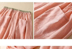 Relaxed Tapered Linen Trousers for Women | Nyvara