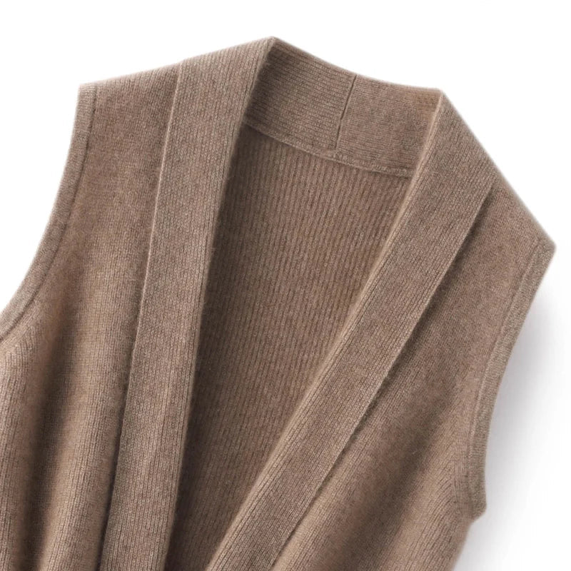 Sleeveless Wrap Vest with Waist Tie for Women | Zyra