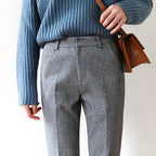 Slim-Fit Wool Trousers for Women | Xylarin