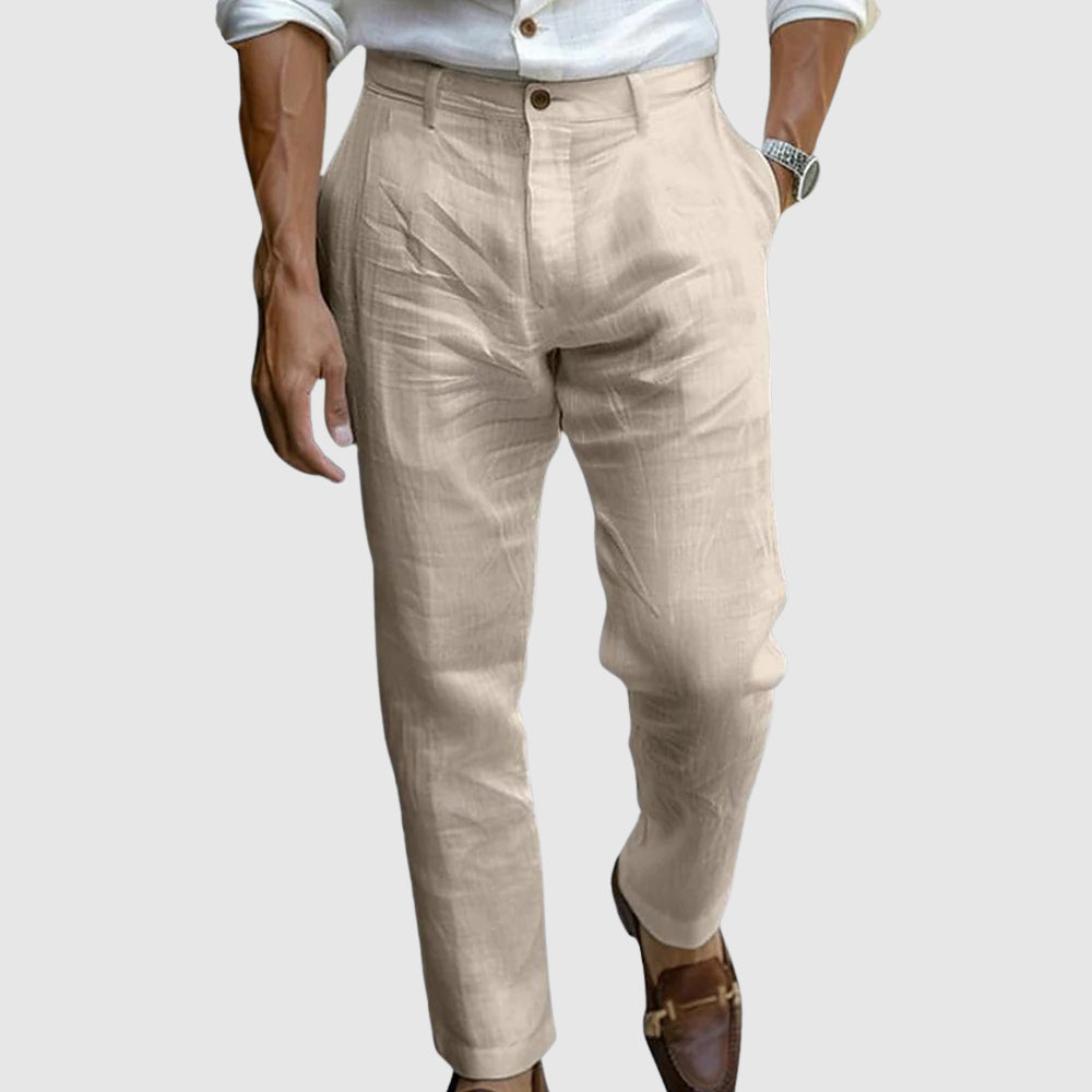 Straight-Cut Ankle-Length Pants for Men | Lawrence
