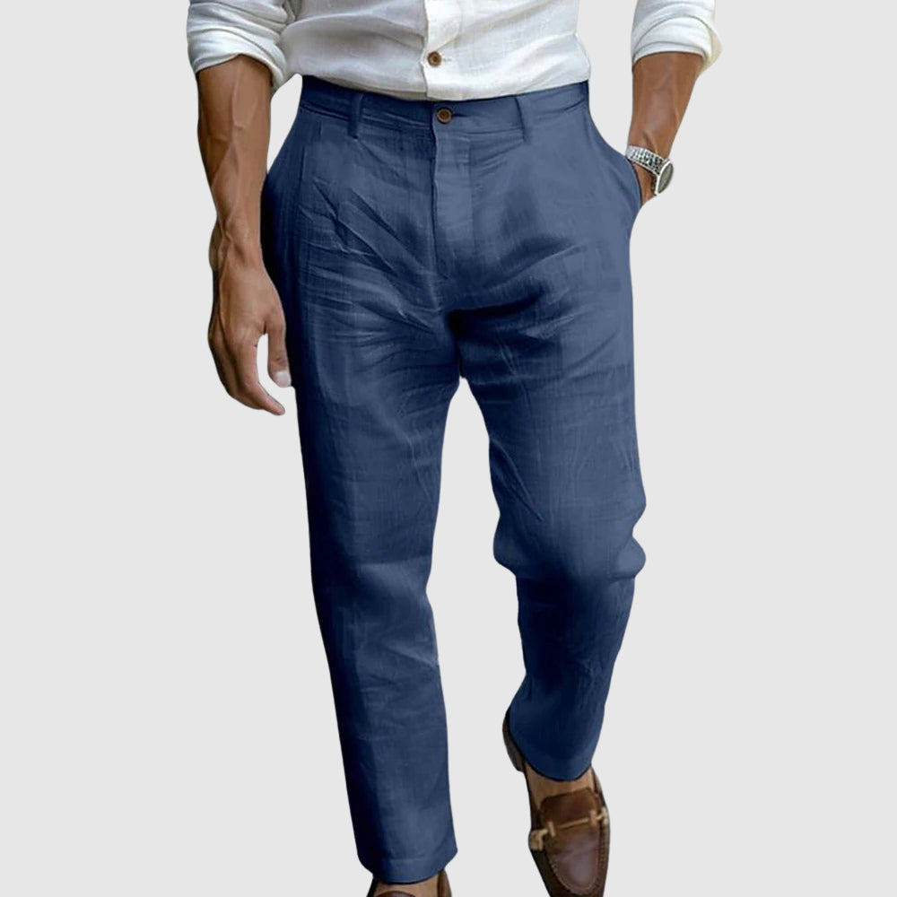 Straight-Cut Ankle-Length Pants for Men | Lawrence