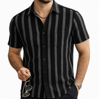 Striped Linen Shirt for Men | Valrin