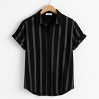 Striped Linen Shirt for Men | Valrin