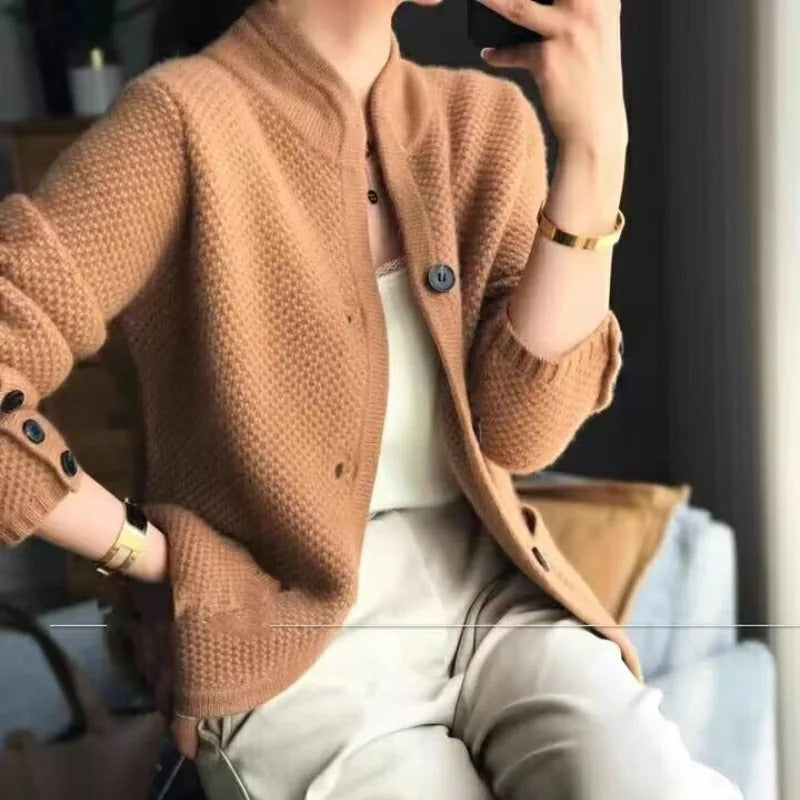 Thick Wool Jacket Cardigan For Women | Zarelle
