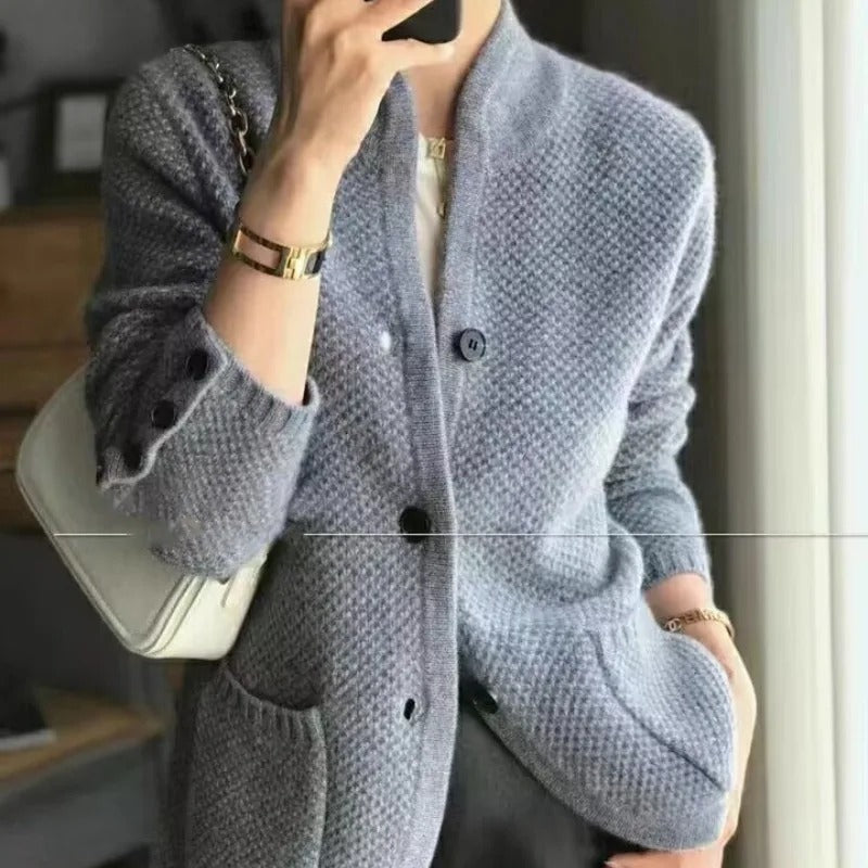 Thick Wool Jacket Cardigan For Women | Zarelle