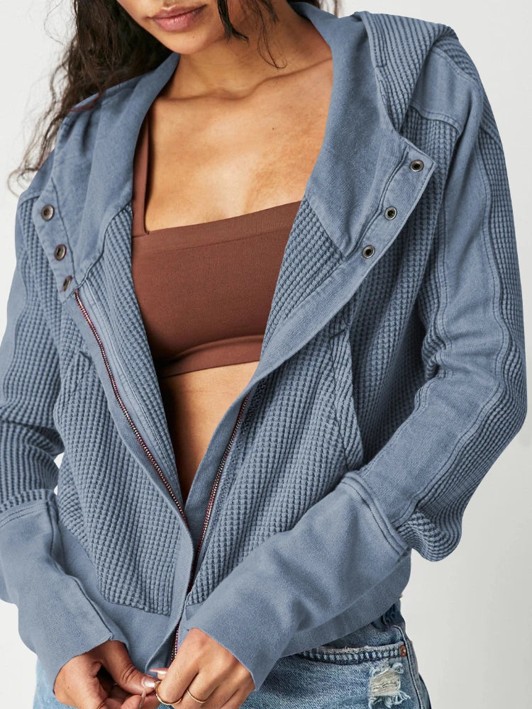 Waffle Hoodie for Women | Nalori