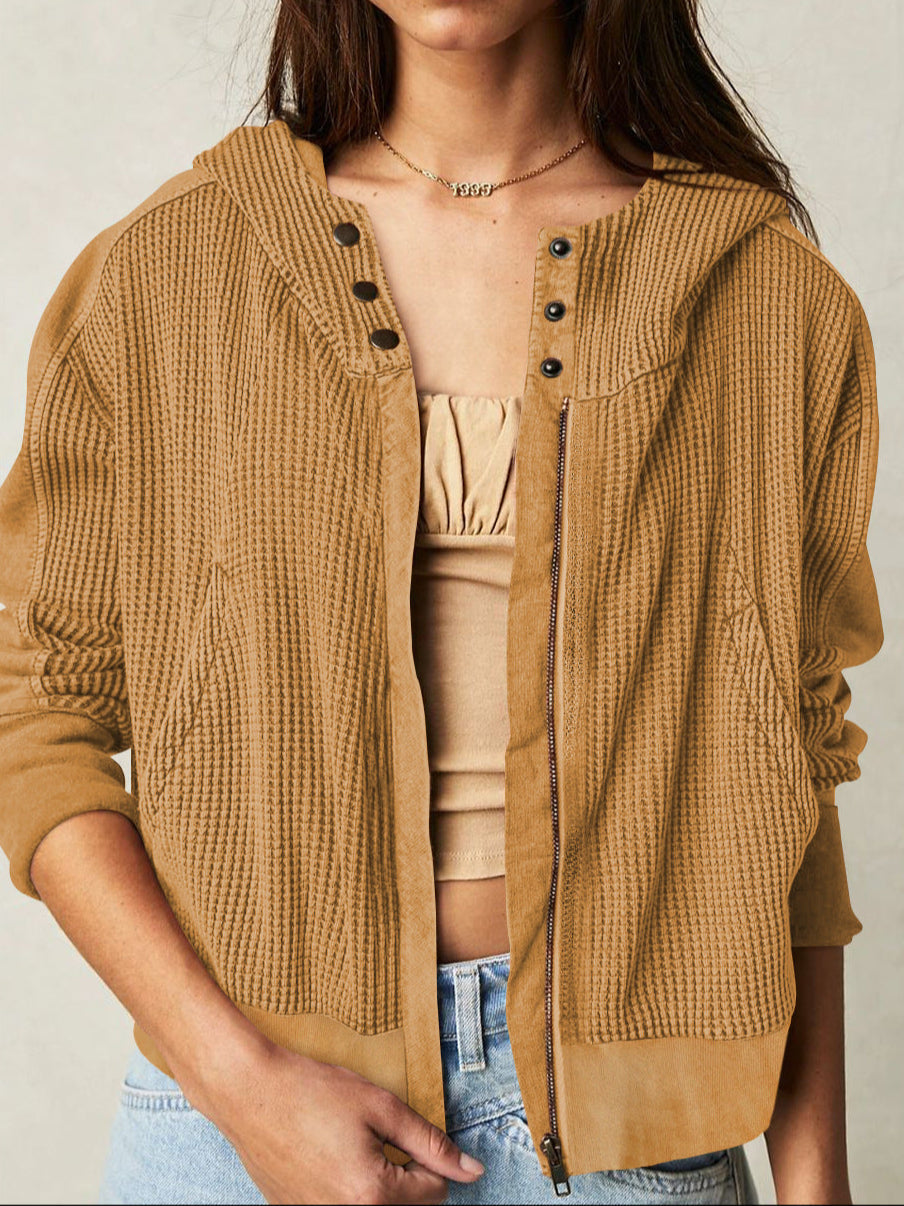 Waffle Hoodie for Women | Nalori