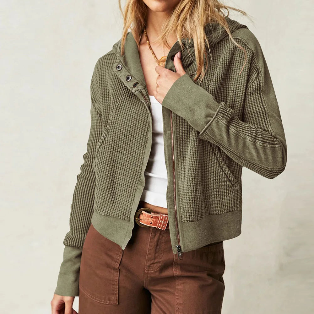 Waffle Hoodie for Women | Nalori